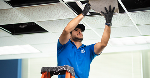 Environmental Diversified Services EDS Logo - Environmental Diversified Services (EDS) delivers top-rated disaster response to mitigate downtime and potential losses of commercial facilities. Highly experienced technicians skilled in the latest sophisticated recovery and restoration techniques respond promptly and capably to address your needs.