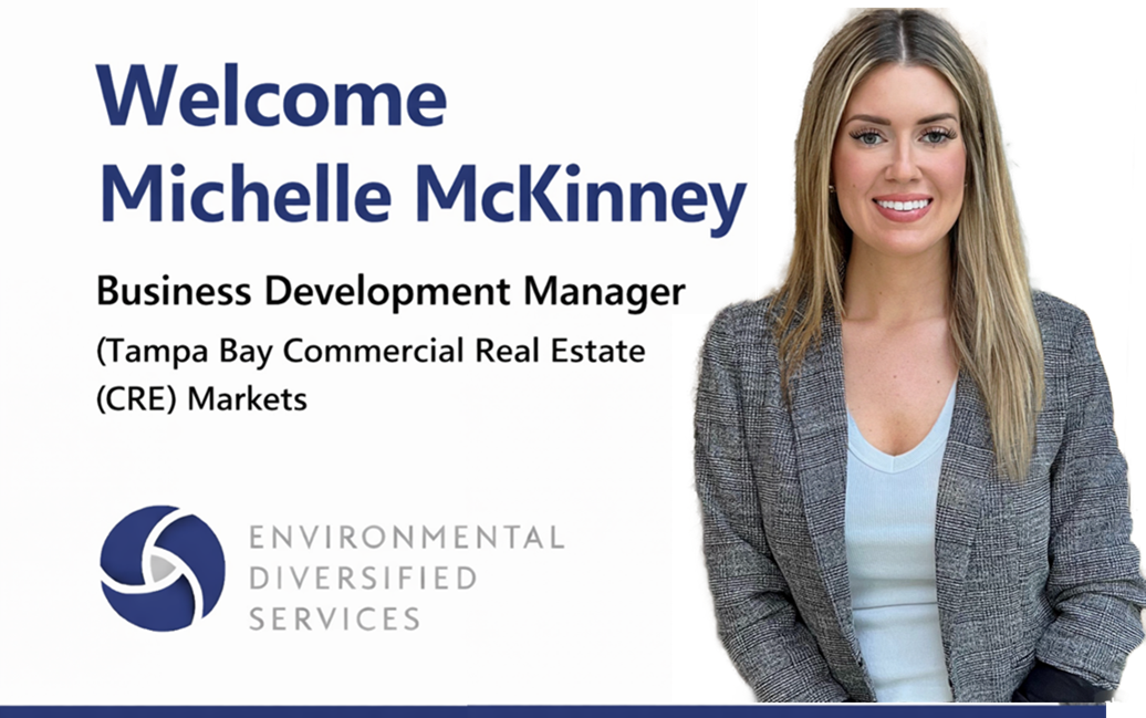 Environmental Diversified Services (EDS) Welcomes Michelle McKinney as Business Development Manager Commercial Real Estate (CRE) Facilities Tampa Bay Region